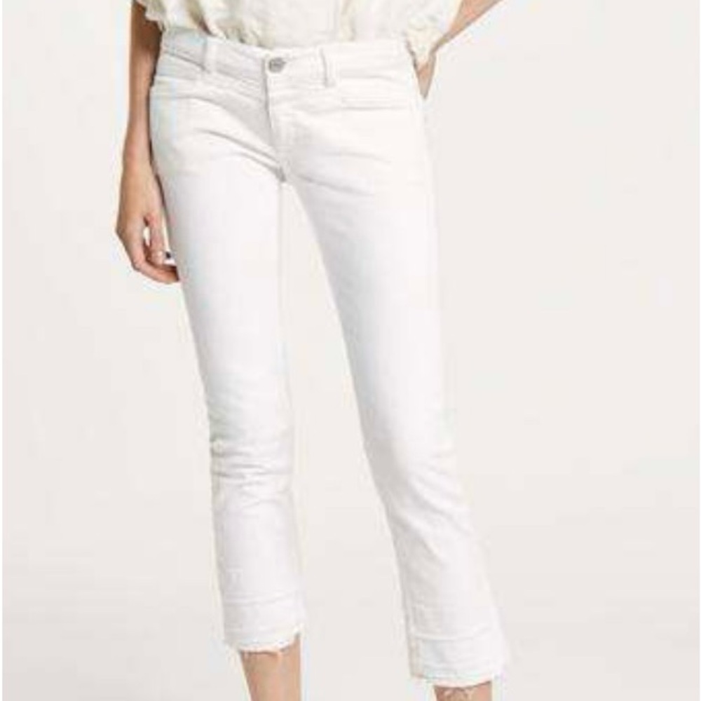 Closed (Made in 🇮🇹 Italy) Starlet - White Distressed Stretch Denim - 27